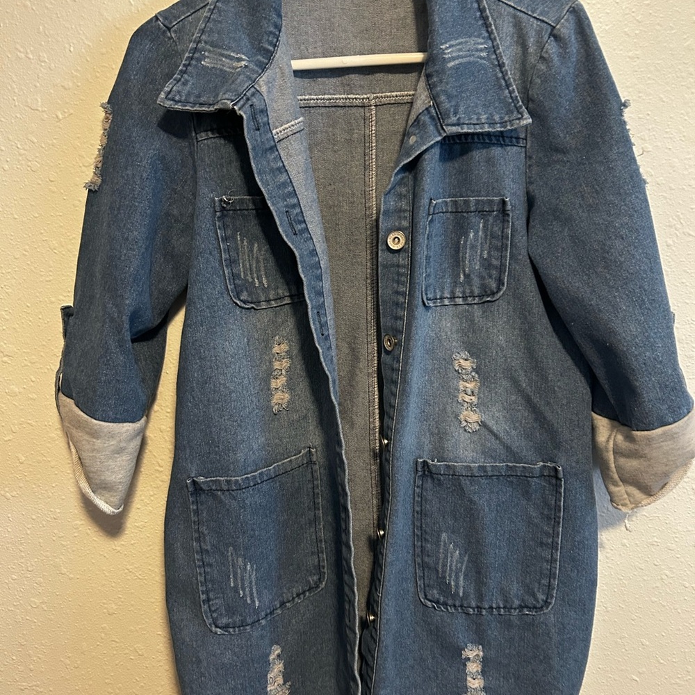 Jean style jacket